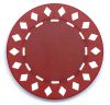 Poker Chips: Diamond, 8.5 Gram, Red